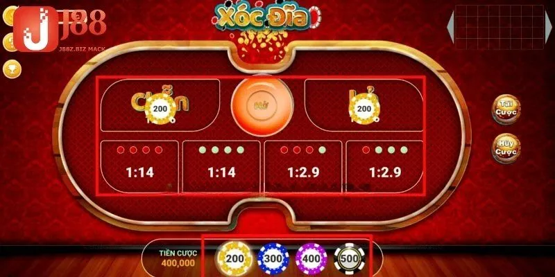 Xóc đĩa J88 và thông tin cơ bản về luật chơi